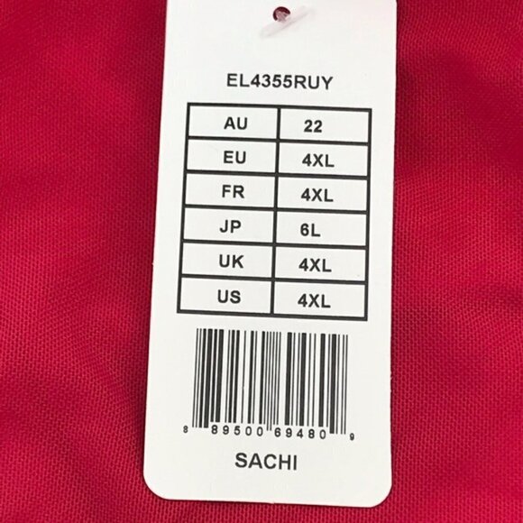 Elomi Sachi Brief Panty Ruby 4XL - Picture 7 of 12